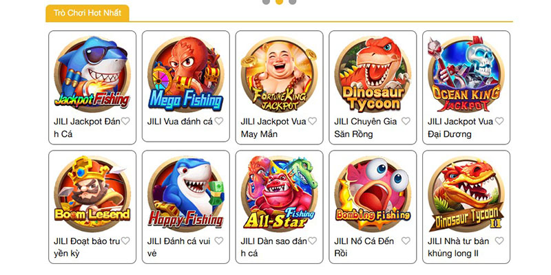 Sân chơi cung cấp cho hội viên số lượng game khủng