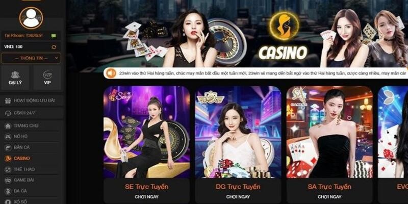 Nhà cung cấp uy tín đã liên kết với nhà cái 23win