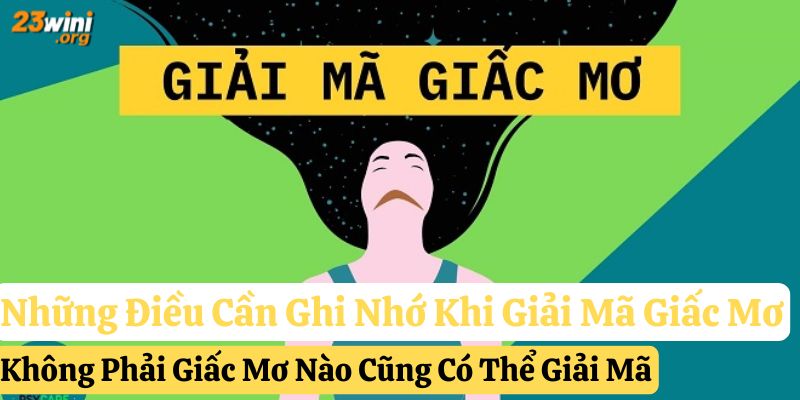 23win giải mã mơ