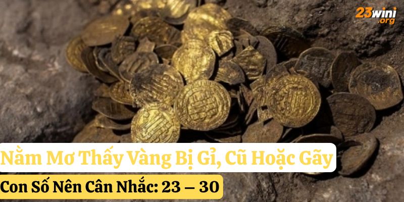 23win giải mã mơ thấy vàng