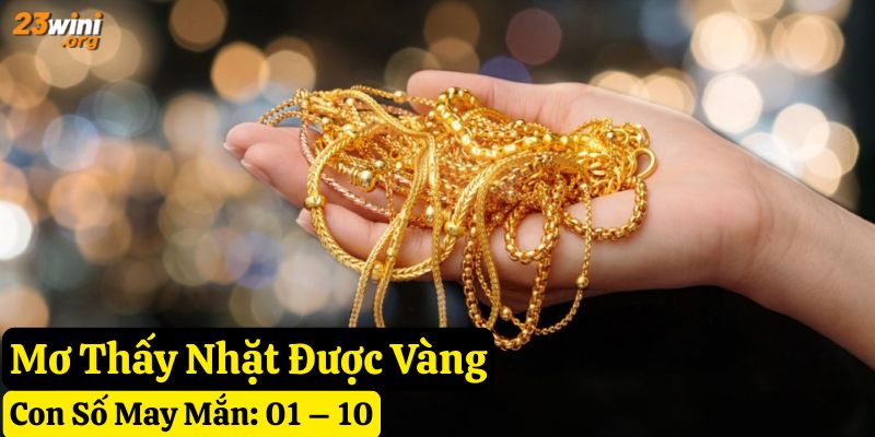 giấc mơ thấy vàng 23win