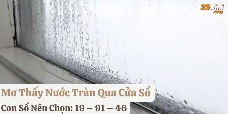 mơ thấy nước 23win