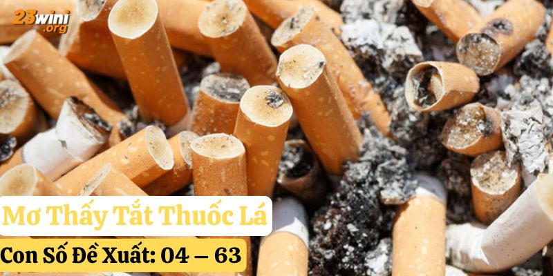 nằm mơ thấy thuốc lá 23win