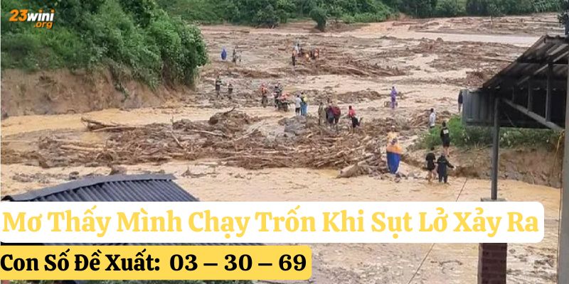 mơ thấy sụt lở 23win