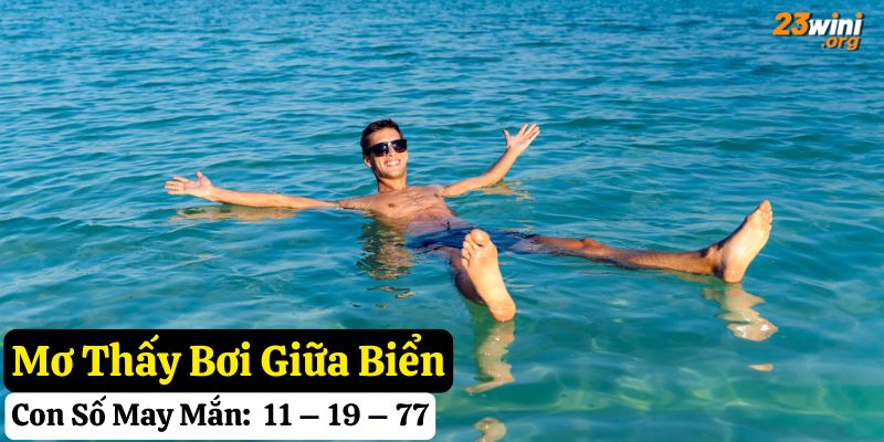 mơ thấy biển đánh con gì