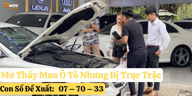 mơ thấy mua ô tô 23win
