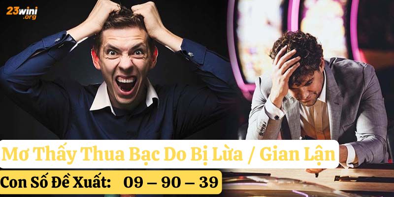 mơ thấy thua bạc 23win