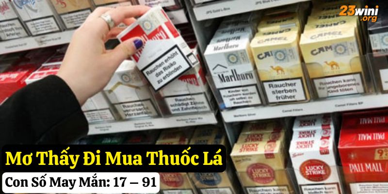 nằm mơ thấy thuốc lá