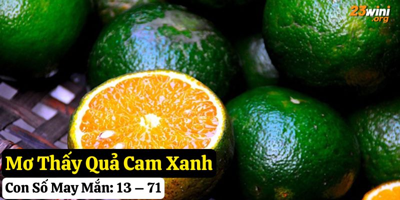 mơ thấy quả cam