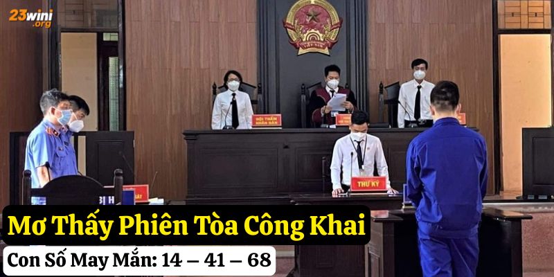 mơ thấy tòa án