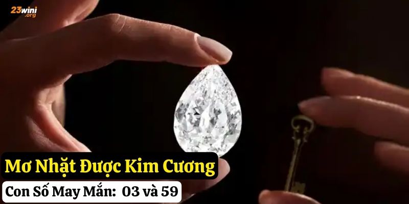 nằm mơ thấy kim cương