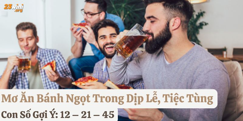 nằm mơ ăn bánh ngọt