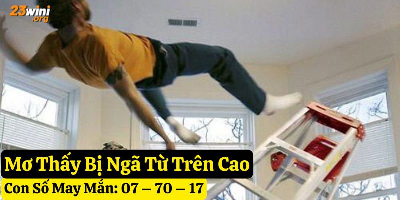 mơ bị ngã