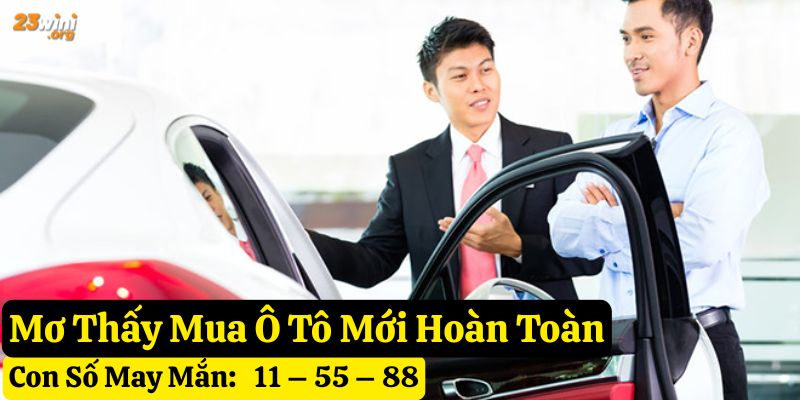 nằm mơ thấy mua ô tô