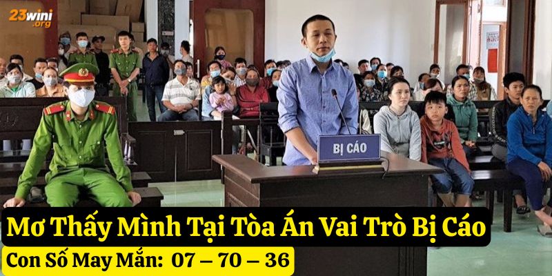 nằm mơ thấy tòa án